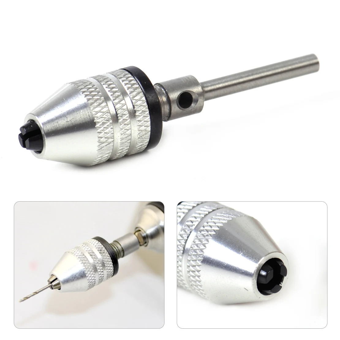 

Mini 0.3-4mm Keyless Drill Bit Chuck Adapter Screwdriver Convertor for Rotary Tool
