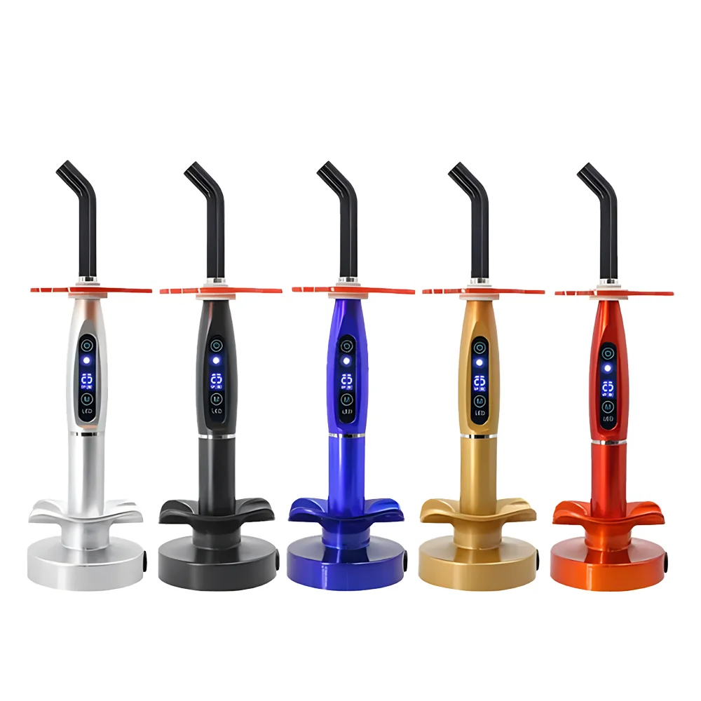 Den tal Medical Hot Sale Wireless clinic use metal body Den tal light cure led curing light Den tal equipment