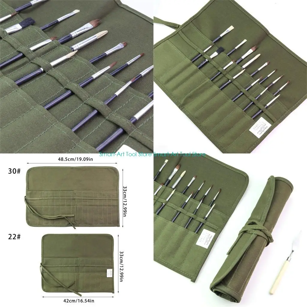 e1pb منظمي فرشاة فرشاة الطلاء كيس تخزين فرشاة الطلاء مع حامل فرشاة الطلاء 22/30