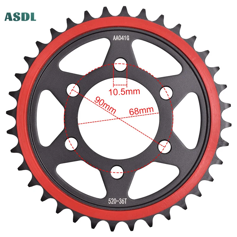 525 Chain 14T 46T Teeth Moto Front Rear Sprocket Silent Gear Wheel For Benelli BN600 BN600R BN600GT BN600i 14-17 TNT600 BJ600