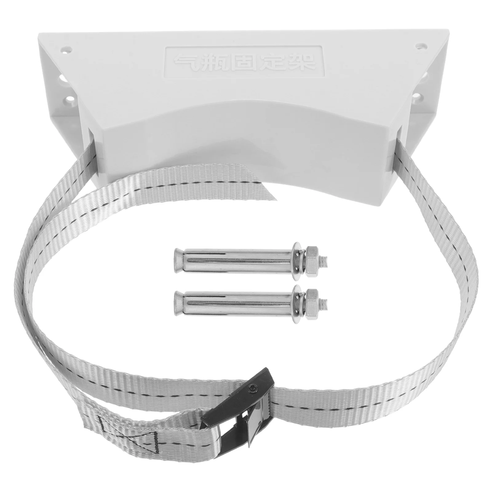 40L Gas Cylinder Bracket Propane Tank Holder Wall Mounted Adjustable Strap Buckle Lab Ship Boat Use Safe