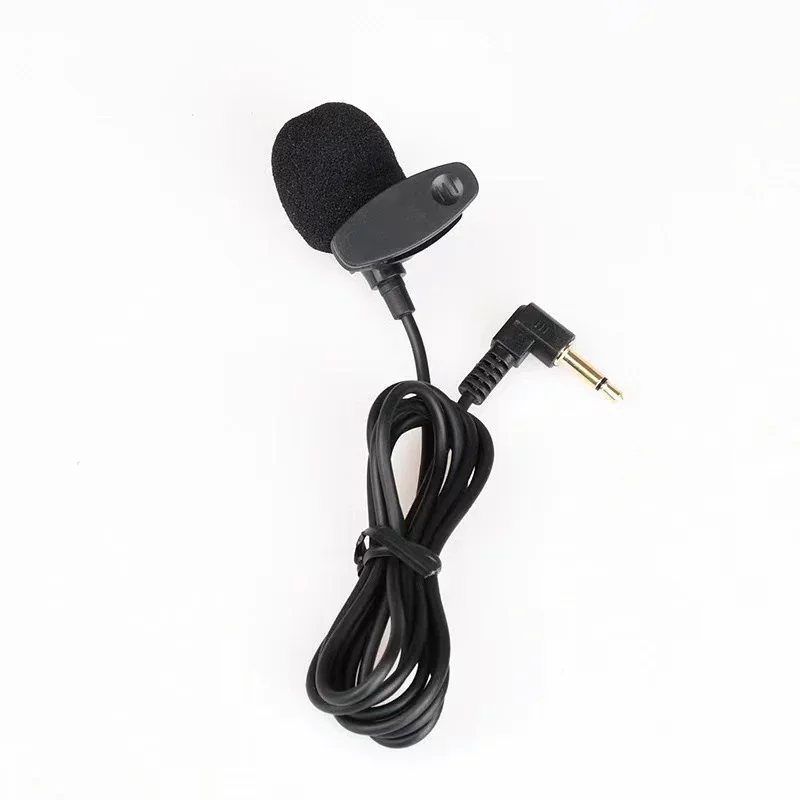 Mini Professionals Car Audio Microphone 3.5mm Jack Plug Mono Wired External Mic for Auto   Car DVD Radio 3M Plug and play