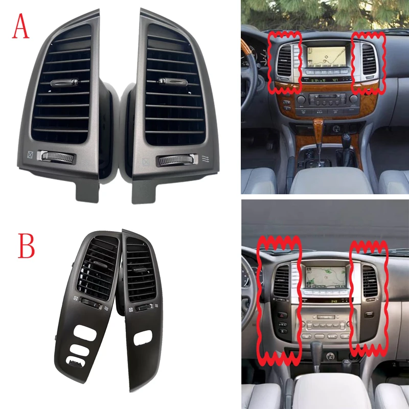 

brand new Center Air Vent Air Outlet Fan Air Conditioning Outlet Assembly For Lexus LX470 1998-2007 Toyota Land Cruiser LC100