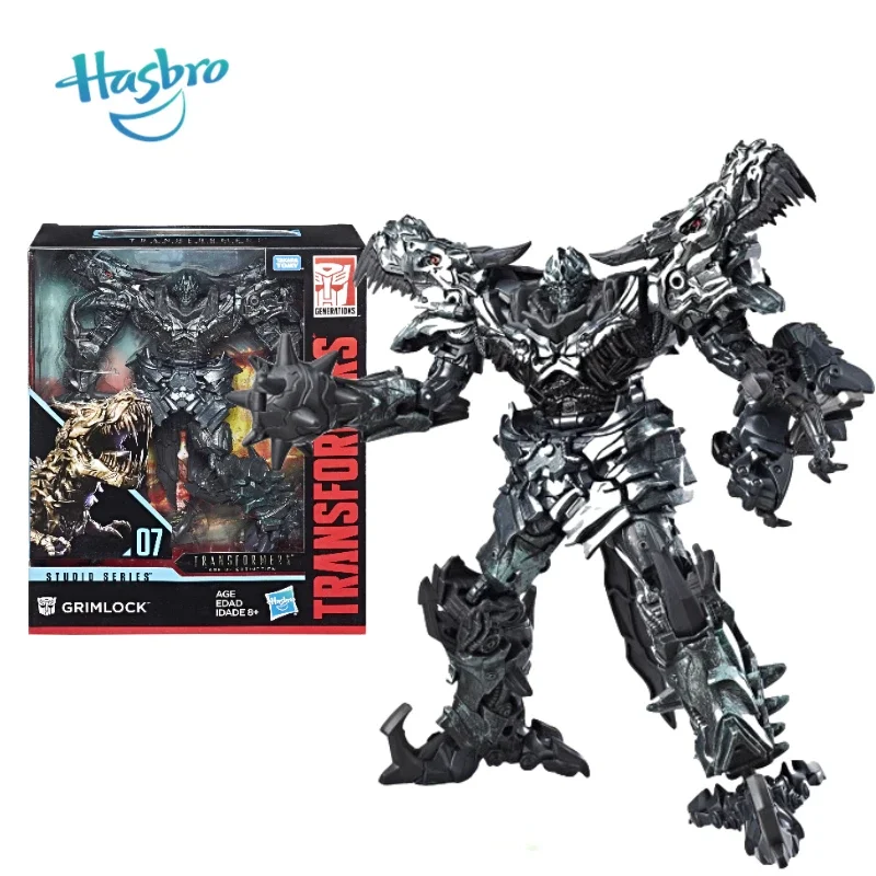 Hasbro 트랜스포머 스튜디오 시리즈 07 리더 클래스 영화 4 Grimlock 액션 피규어, 정품 신제품, 재고 있음, E0773