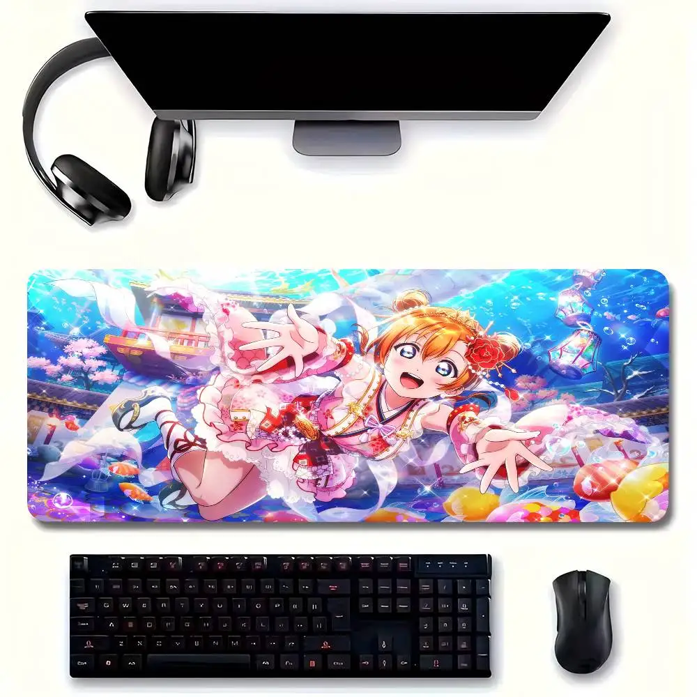 Kosaka Honoka Anime Lovelive Mousepad Non-slip Suitable For Office Computers Laptops E-sports Game Desk Mats XXL Keyboard
