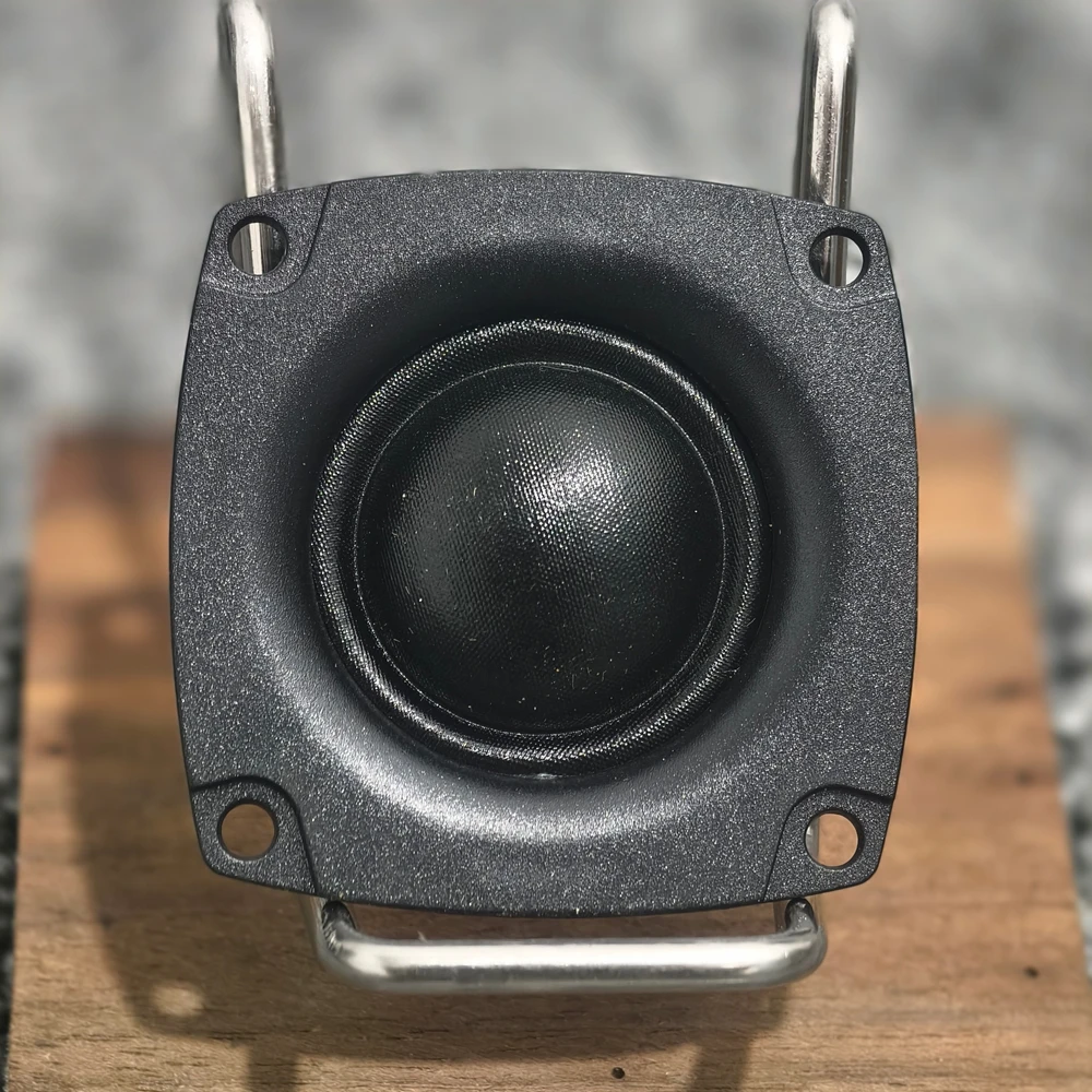 2pcs 20 Core Silk Dome Tweeter 6 Ohm 10W 42mm Square Treble Driver For DIY Portable Bluetooth Speaker