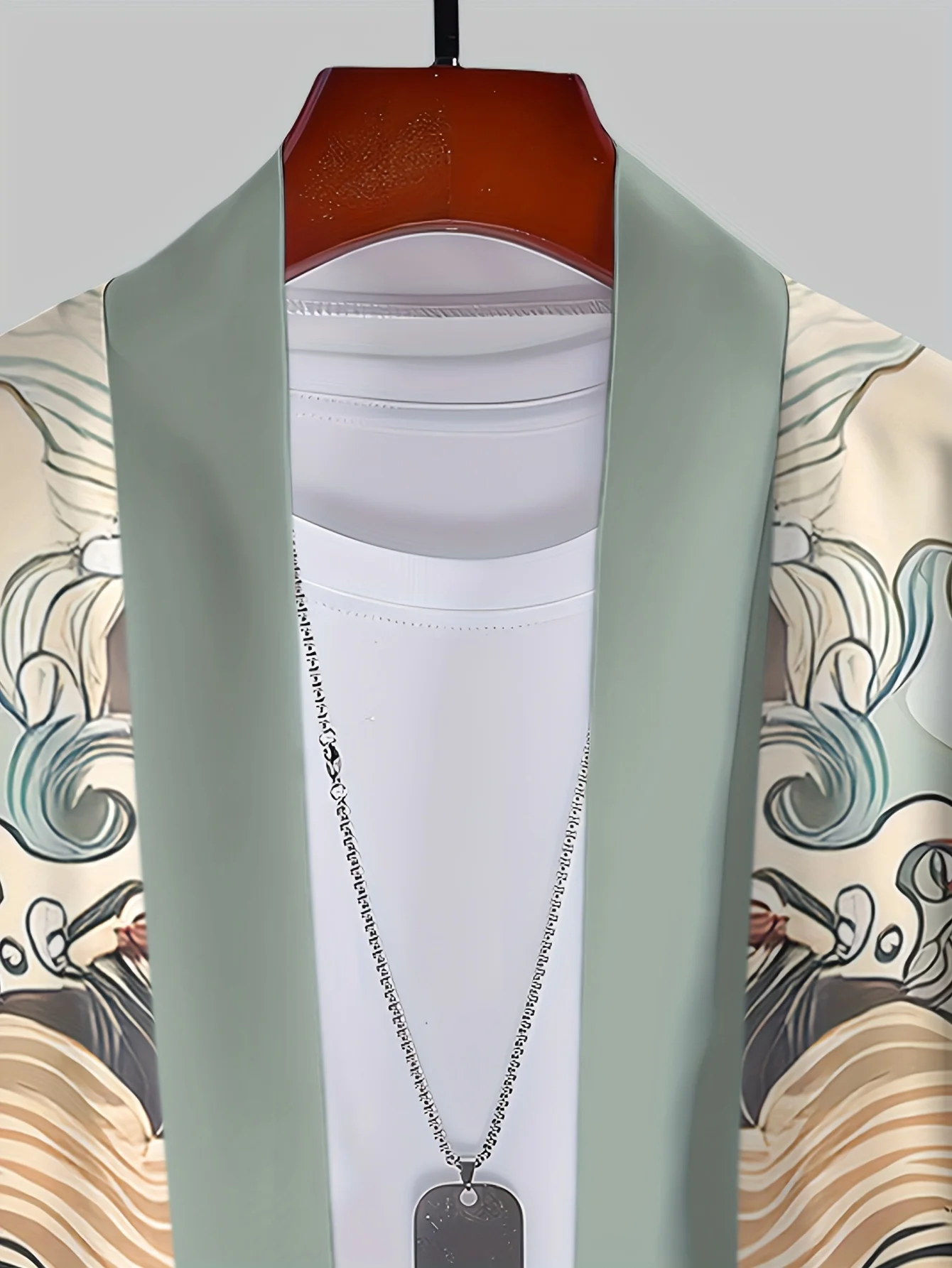 2026 Summer Men's Kimono 3D Printed Design Breathable Lightweight Casual Fashion Outdoor Street Men's Clothing