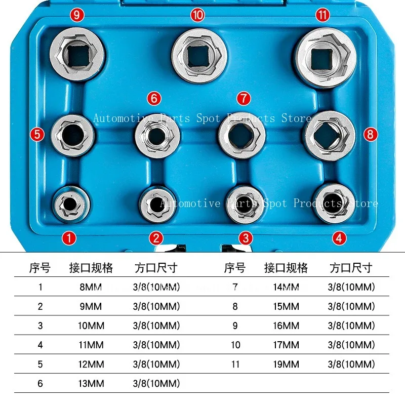 

Поврежденные зубы, ржавые винты, болты, гайки, экстрактор, противоскользящая втулка, инструмент для снятия головки противозубчатой втулки