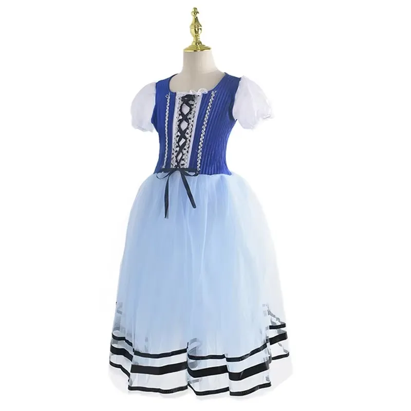 지젤 발레 의상 성인 어린이 긴 투투 백조의 호수 발레 드레스 소녀 여성 키즈 발레리나 파티 댄스 발레 투투 드레스