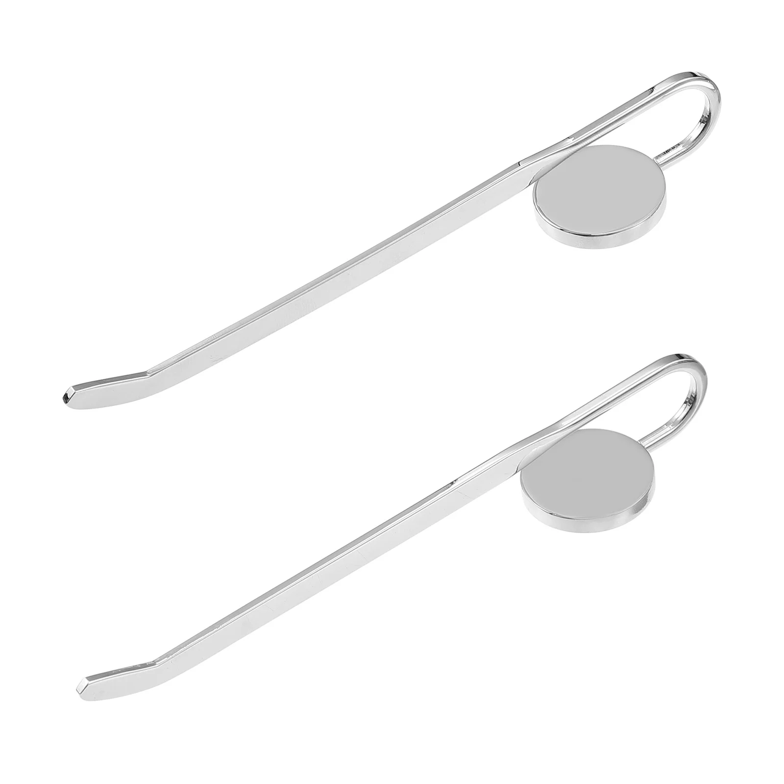 2 قطعة المرجعية المعدنية تصميم فريد من نوعه برقبة البجعة علامة الصفحة للكتاب ملحقات القراءة الأنيقة هدية لعشاق الكتاب له