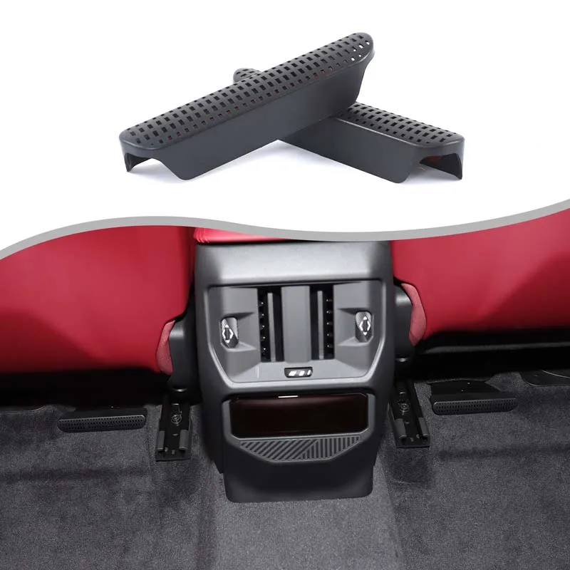 

ABS Black For BMW X3 G45 2025 Car styling Car seat air outlet mask decorative sticker Car interior protection accessories