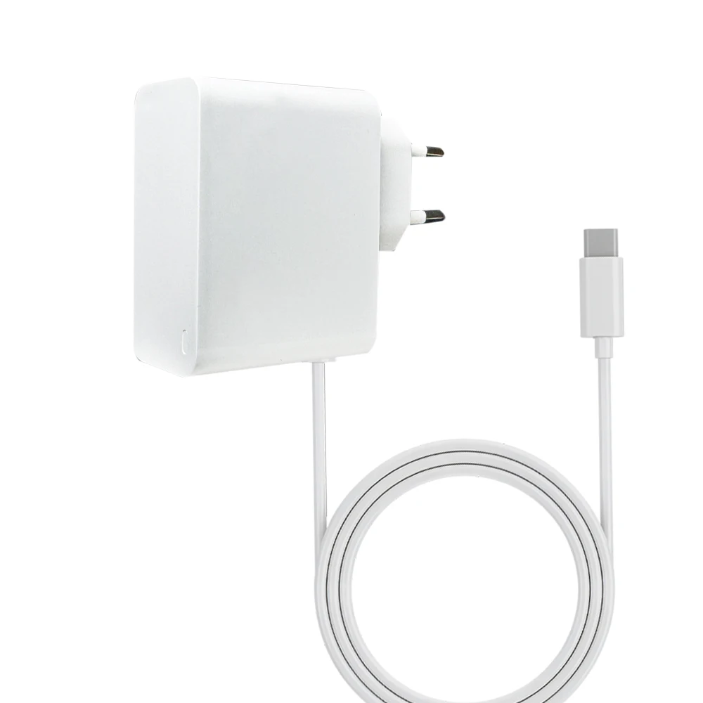 

65W USB C GaN PD Fast Charger with EU Plug Wall Charger Type C Power Adapter Includes USB C Cable Compatible with MacBoo Lenovo