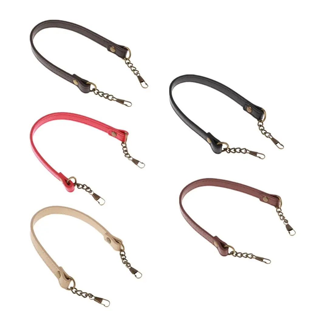 PU Leather Replacement Shoulder Strap Handbag Handle Detachable Upgrade for Business Bags and Custom Purses