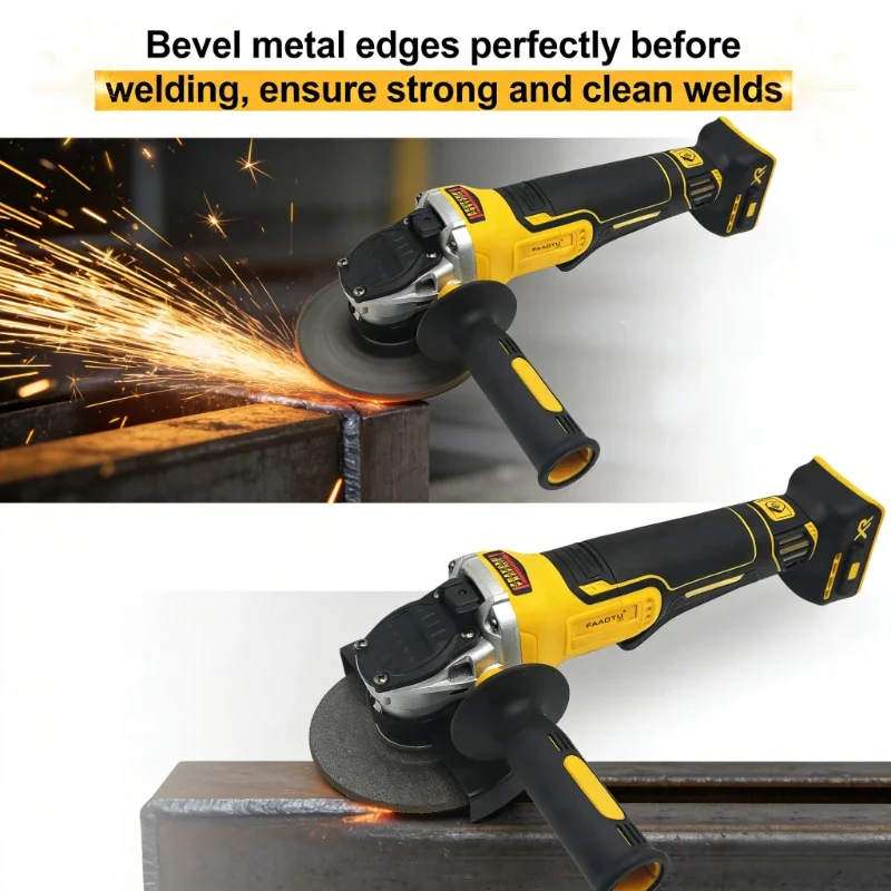 FAAOTU 406 Cordless Grinder, 20V, Same Durability as DW for Metal Work Compatible with DW batteries NO battery view 2