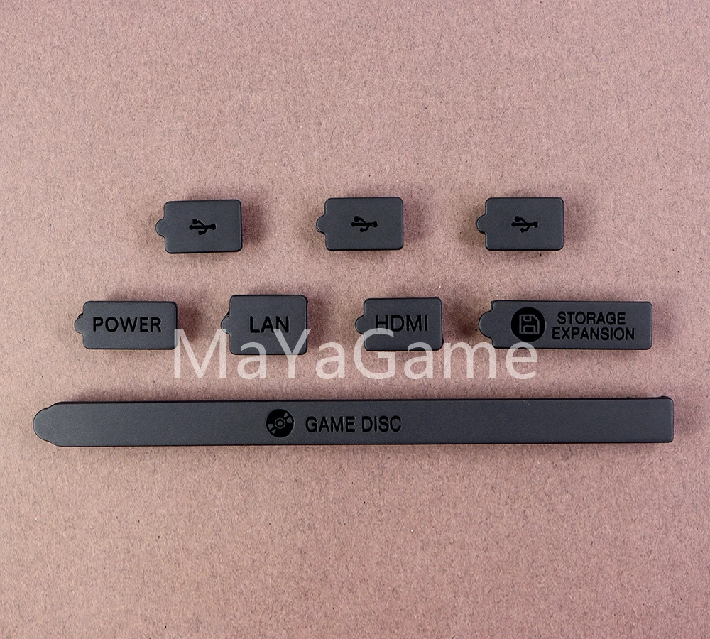 10sets Anti Dust Plug Set For XBOX Series S X Gaming Console Host Port Filter Jack Silicone Rubber Dustproof Cap Cover Wholesale