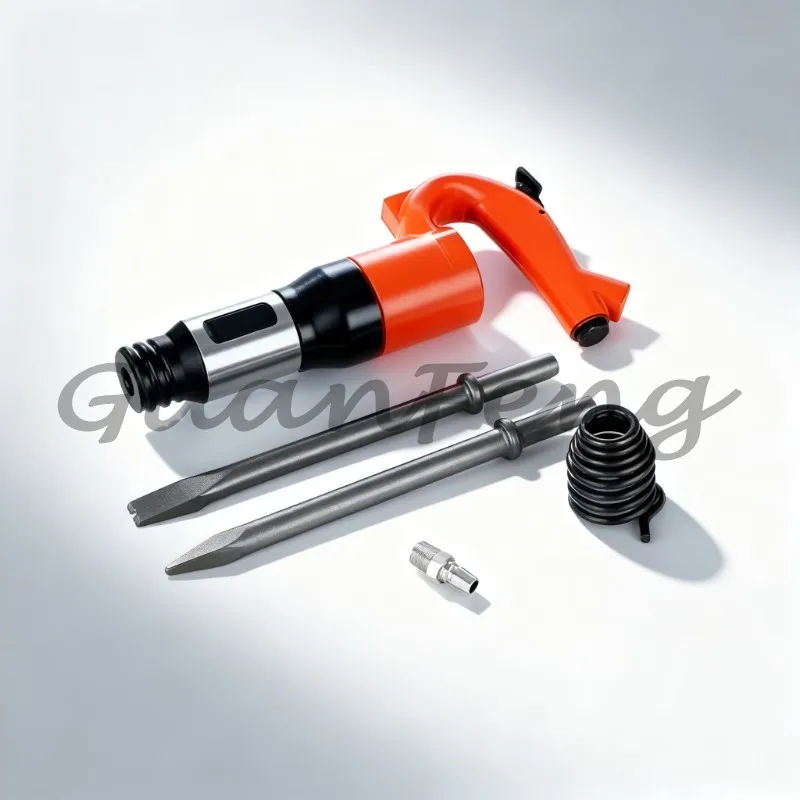 Pneumatic Air Shovel Rust Remover Chisel Machine, Air Power Tool for Metal Burr Weld Paint Scrap Removal