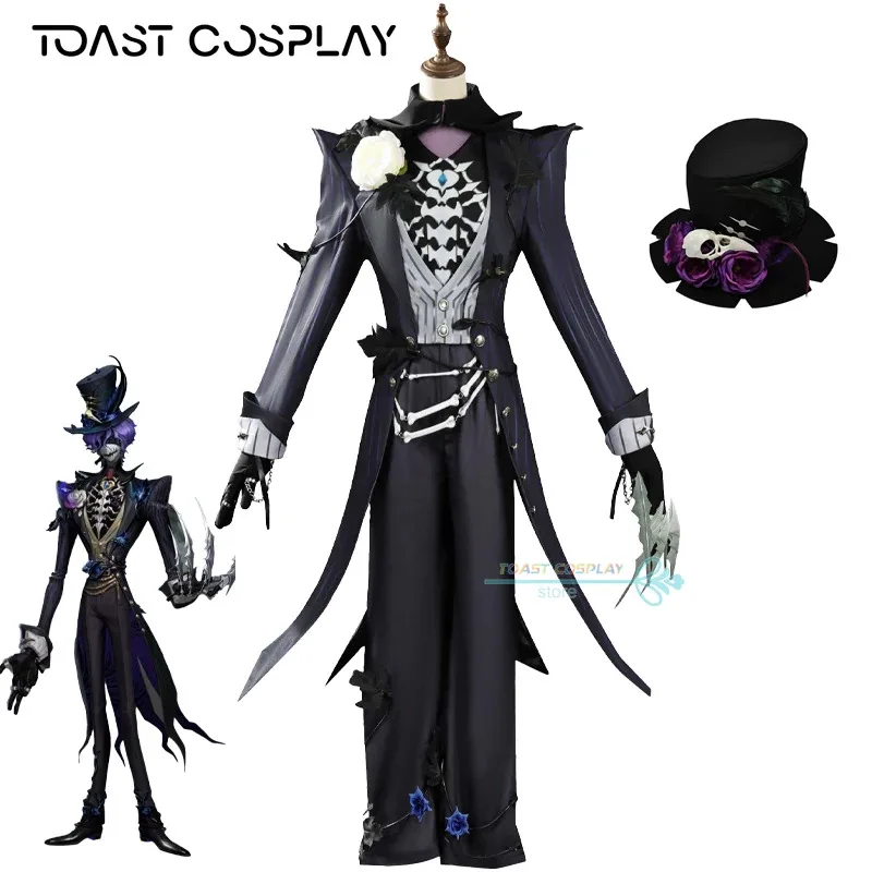 

The Ripper Cosplay Game Identity ⅤJack Cosplay Costume Anime Carnival Halloween Party Clothes Wig Shoes Full Set Clothes