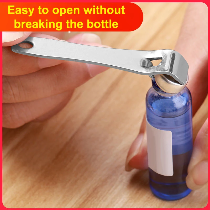 Stainless Steel Oral Liquid Vial Opener Nurse Doctor Medical Tool Portable Ampule Bottle Can Opener Kitchen Accessories