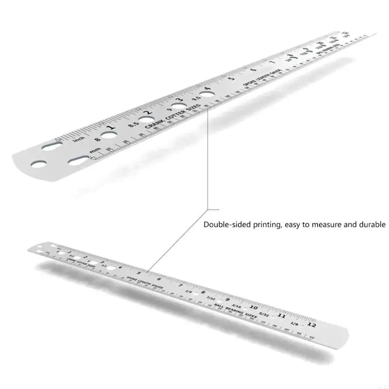 L74C Reliable Spoke Length Measurement Tool Versatile Gauge Essential Tool for Bike Shops Measure & Adjust Spokes & Bearings