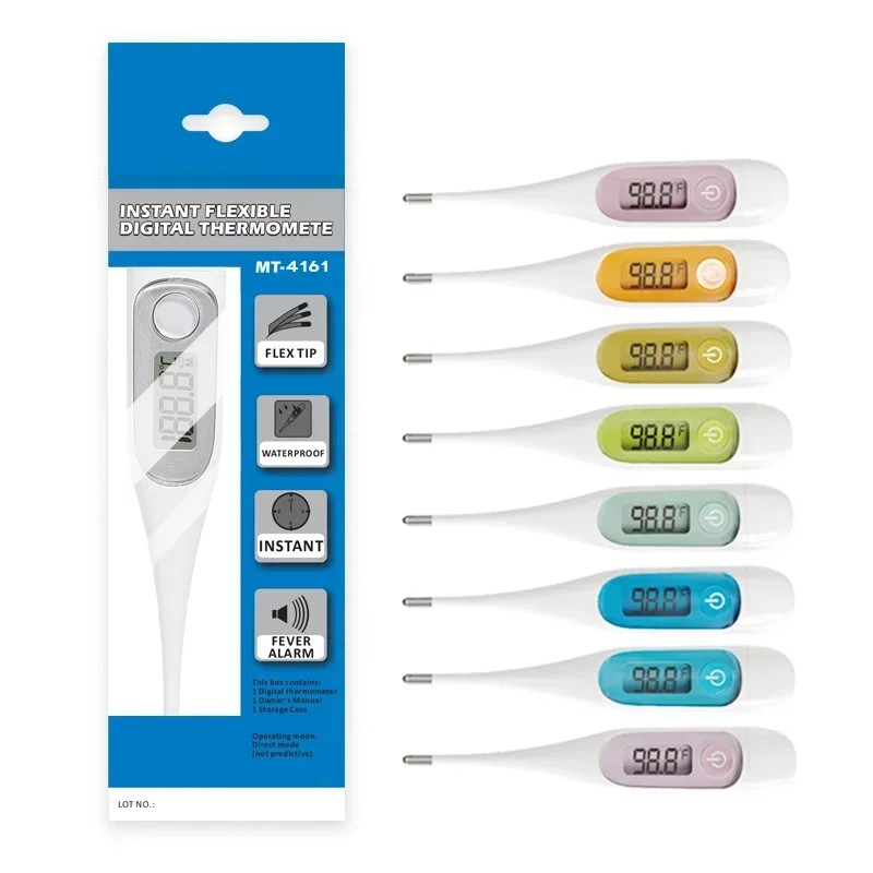 

Factory Professional Fever Waterproof Rectal Oral Probe Baby Temperature Clinical MDR Digital Thermometers manufacturer
