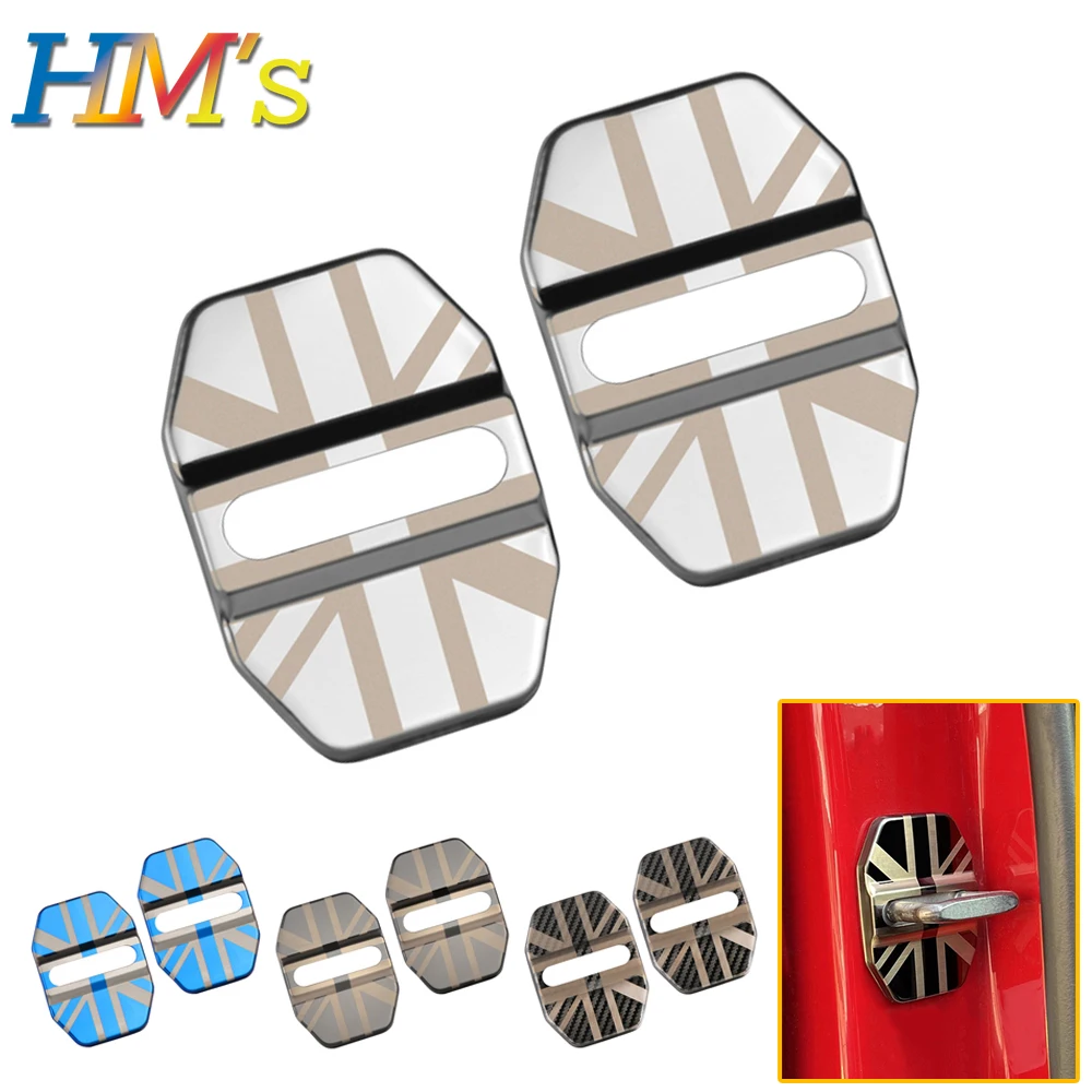 

2Pcs Car Door Lock Cover For Mini Cooper F54 F60 R60 Clubman Countryman Paceman Auto Emblems Case Accessories