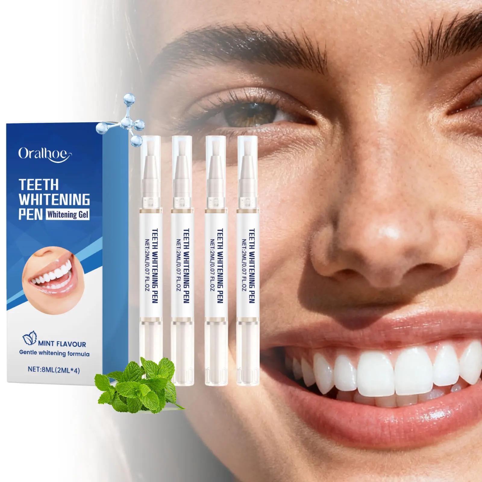 تنظيف الأسنان اشراق القلم تعزيز الأسنان المينا إزالة لوحة الأسنان إصلاح الضرر مهدئا اللثة العناية بالفم جوهر عصا #1