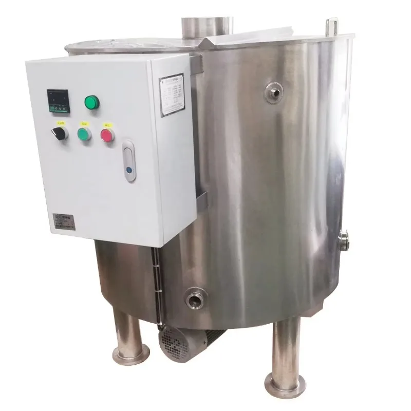 The new RYJ200 series chocolate melting tank and chocolate making machine SUS304 food grade stainless steel is easy to operate