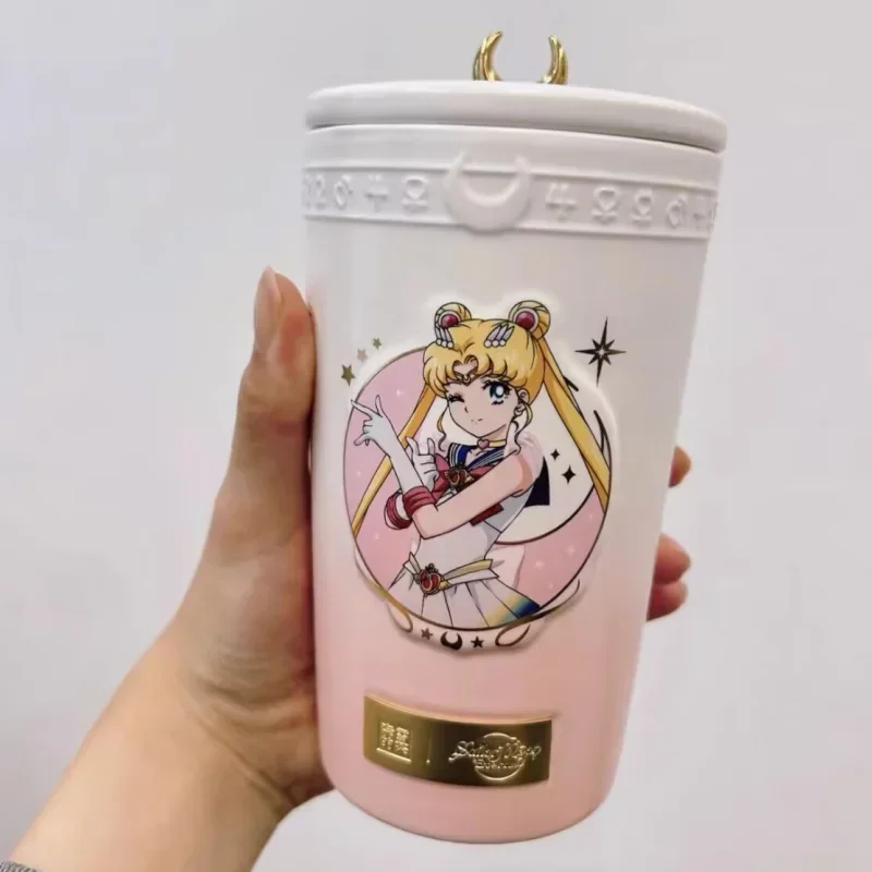 

Hot Sale In Stock Original Sailor Moon Ceramic Cup Brand New Original Packaging Moonlight Guardian Ceramic Water Cupdesktop Gift