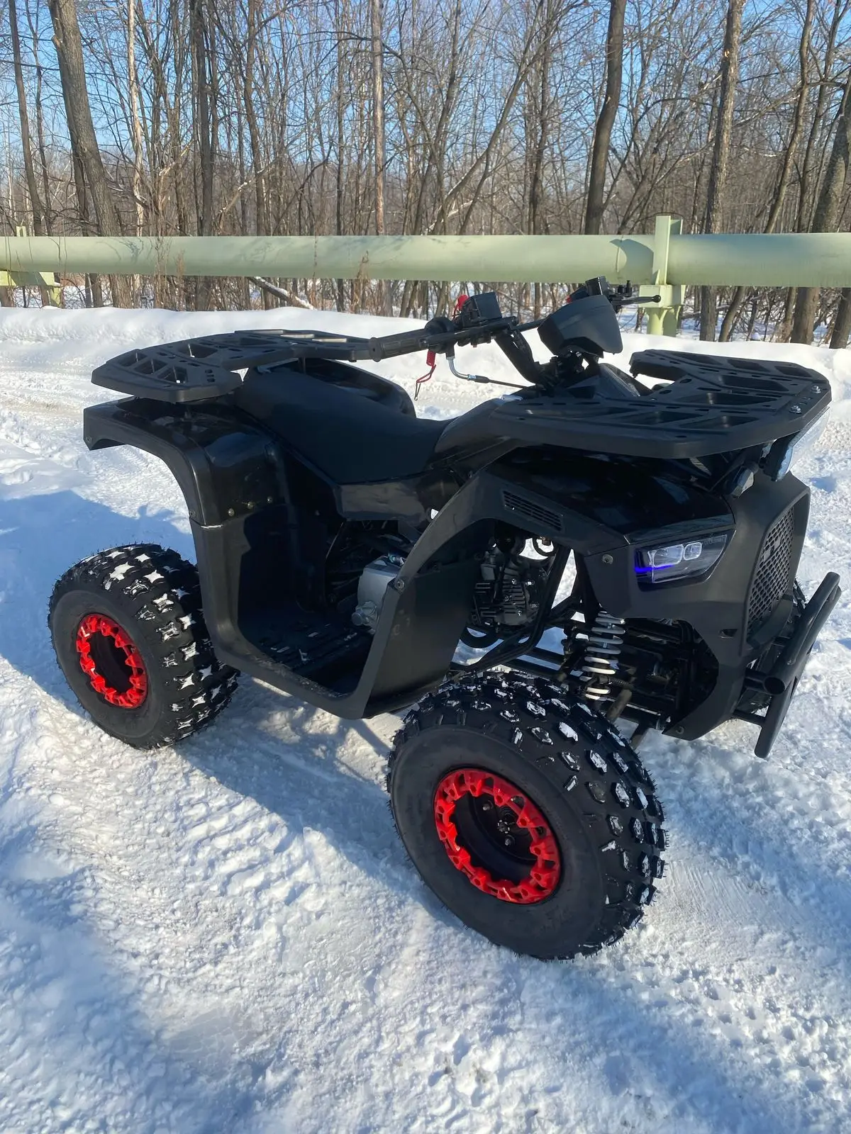125cc 4-Stroke 1-Cylinder Air-Cooled ATV with Automatic Chain Drive Transmission System
