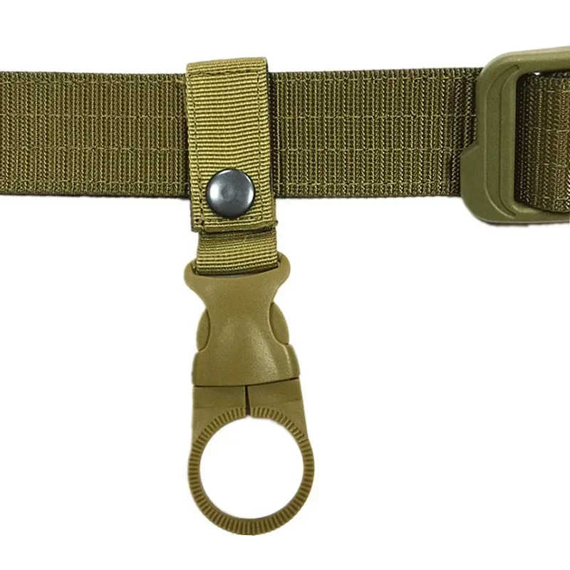 Outdoor waterfles gesp haak nylon waterfles houder clip klim karabijnhaak riem rugzak hanger