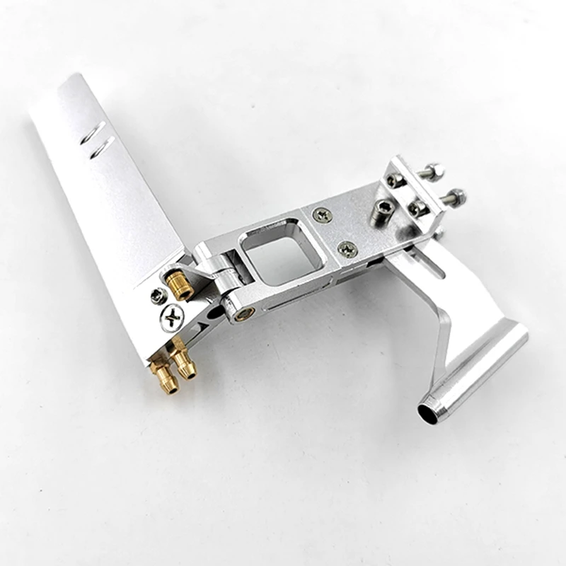 A63T-1PC Brushless 110Mm Water Absorbing Rudder Aluminum Suction Steering Rudders+Tail 4Mm Shaft Bracket For CAT RC Jet Boats Pa