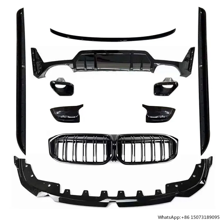 

3 Series G20 MP Style Black Body Kit for 3 Series G20 Front Bumper Lip Rear Diffuser Side Skirts Grille 2022-2024