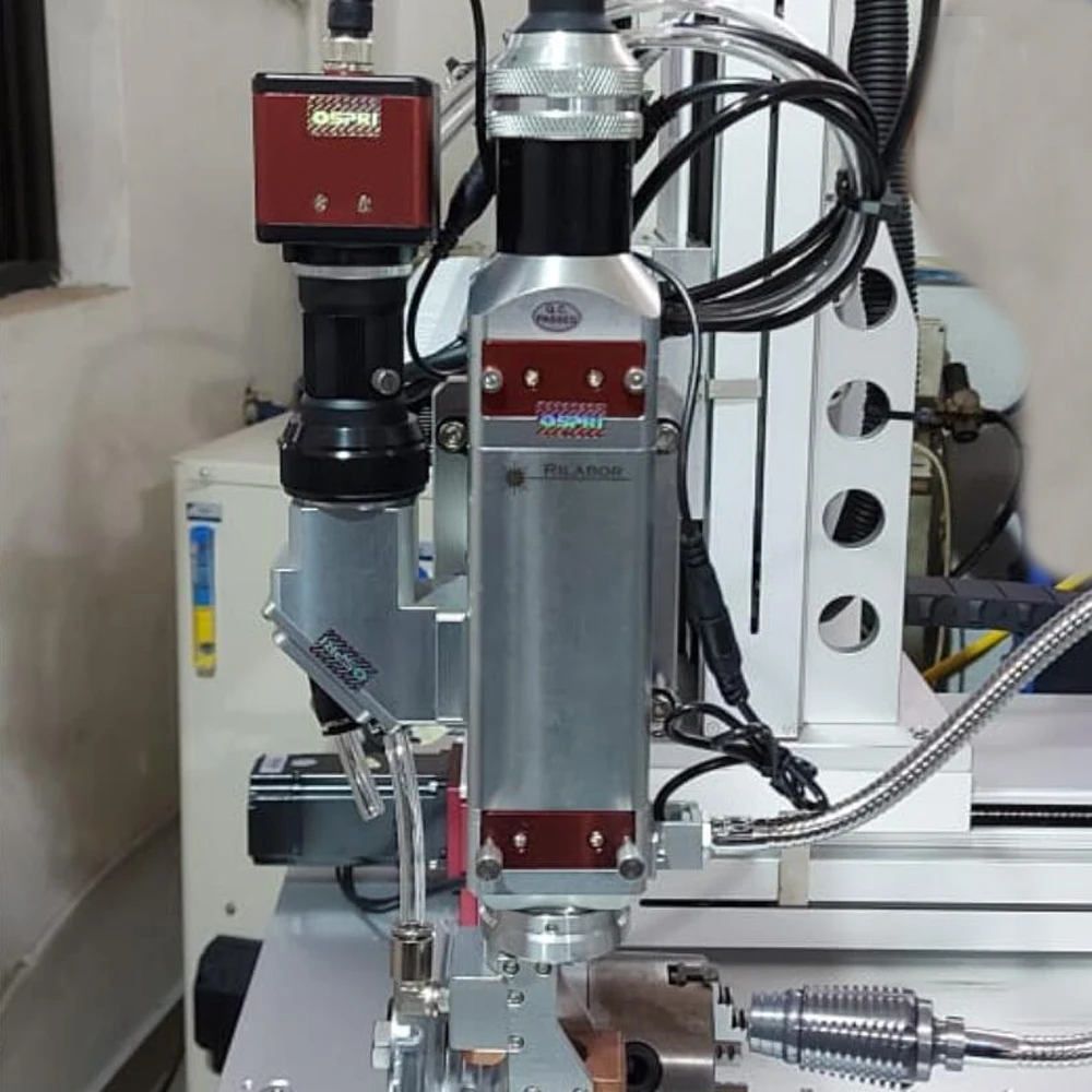 

Ospri LW410 2 кВт Автоматическая сварочная головка для оптоволокна с камерой CCD Сварочная головка малой/средней мощности