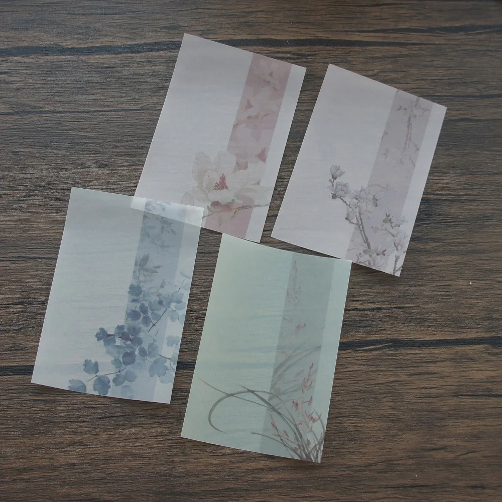 30pcs Ancient Chinese courtyard landscape Design Paper Creative Craft Paper Background Scrapbooking Gift Use