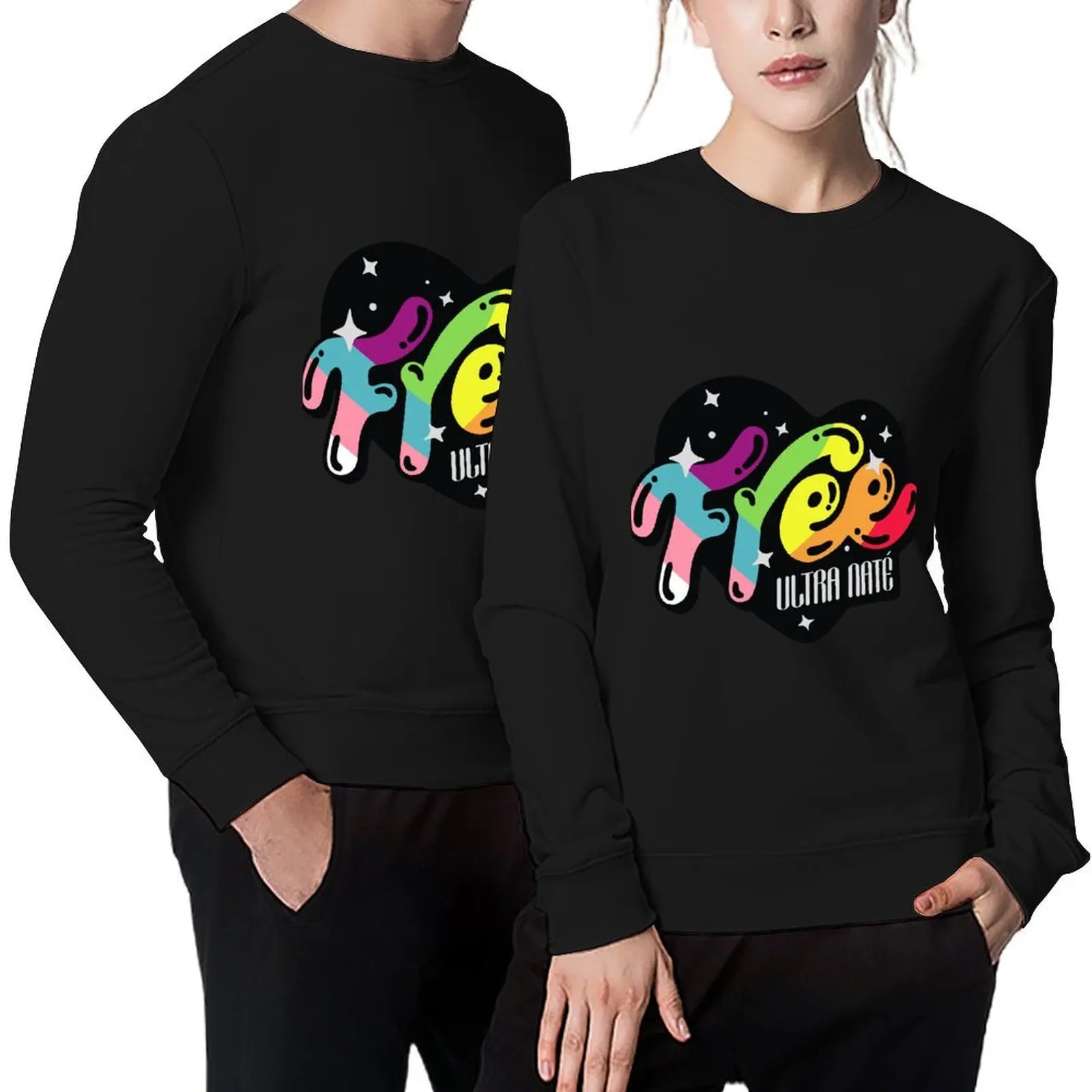 

FREE ULTRA NAT Pullover aesthetic clothing korean style clothes korean autumn clothes anime clothing men's sweatshirt