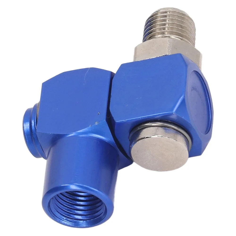 4PCS 1/4in NPT Thread Air Hose Connector 150PSI Rated 360 Degree Rotation Swivel Air Fitting Hardened Steel Core
