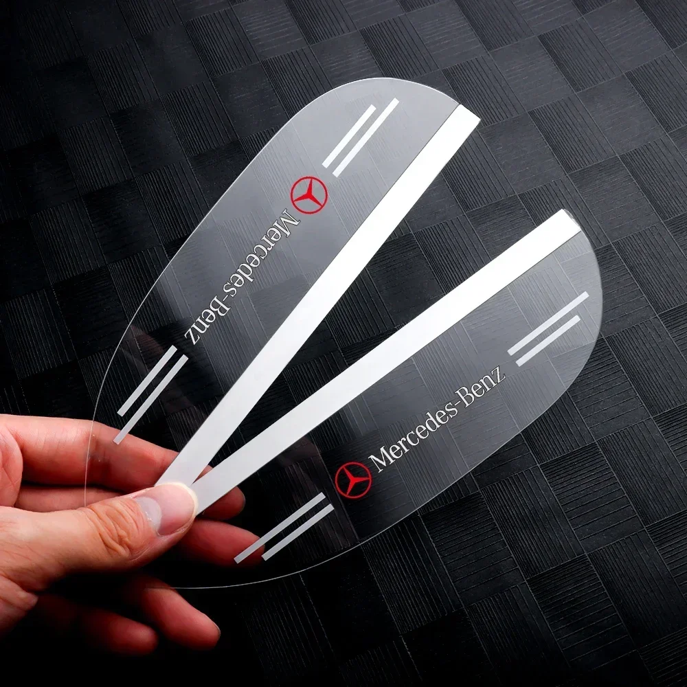 

2pcs pvc rain-proof sticker for rain eyebrow of rearview mirror is suitable for GLA E300 S200 of Mercedes-Benz G SRC E B A class