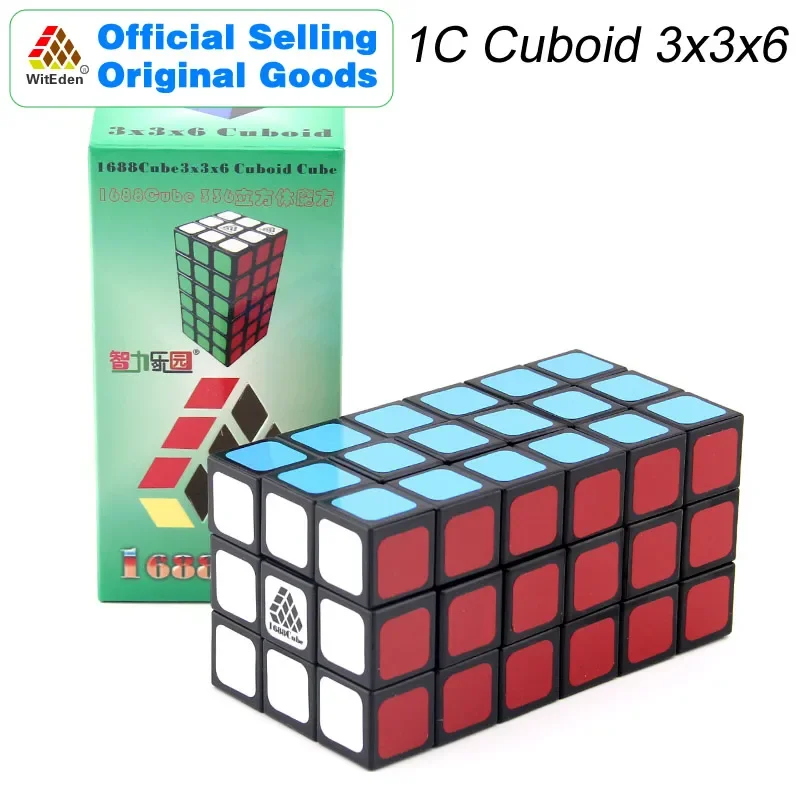 Witeden 1c cuboid 3x3x6 (ii) cubo mágico 1688 cubo 336 velocidade twisty quebra-cabeça quebra-cabeças quebra-cabeças brinquedos educativos para