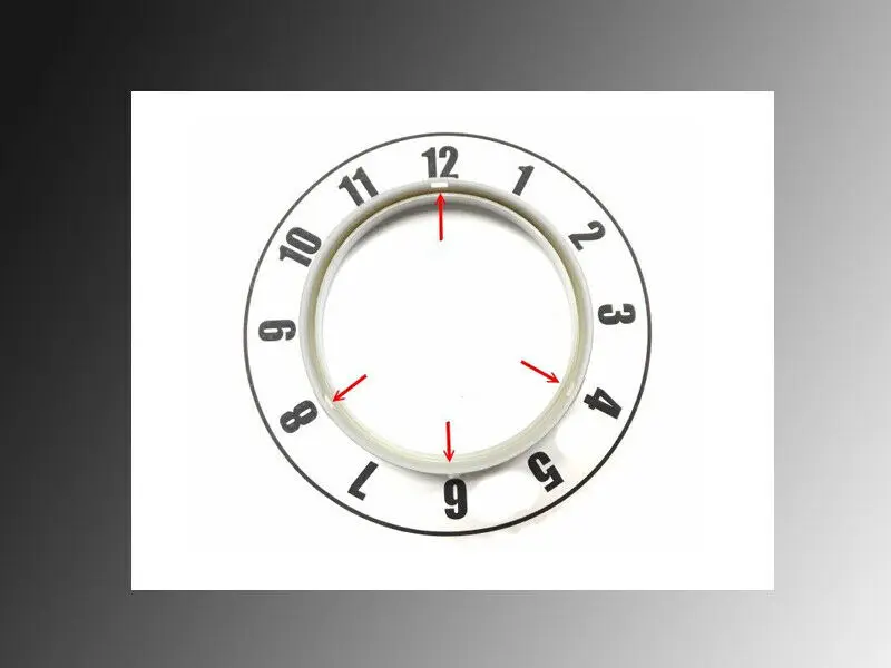 FOR 2004-2007 BMW E60 5 SERIES DASH CLUSTER GAUGE TRIM RINGS BEZEL 2PCS Matt Silver