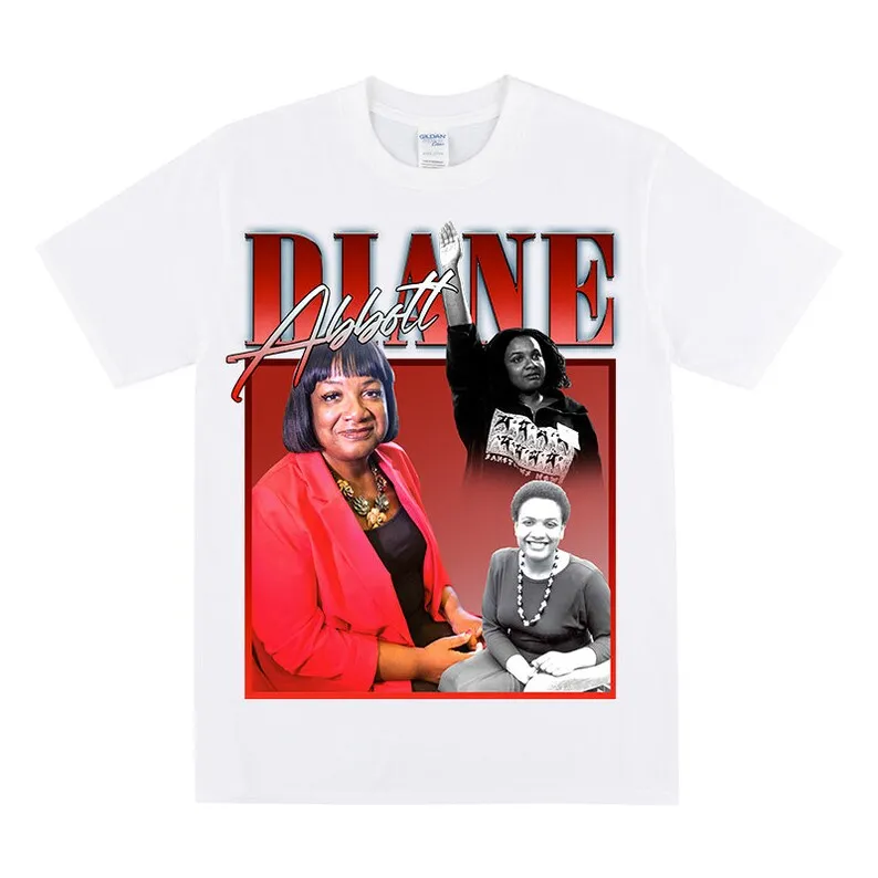 DIANE ABBOTT Homage T-shirt, Funny Diane Abbott T Shirt, UK Socialist Tshirt, Anti Tory Theme, You Scumbag You Maggot We Love Di