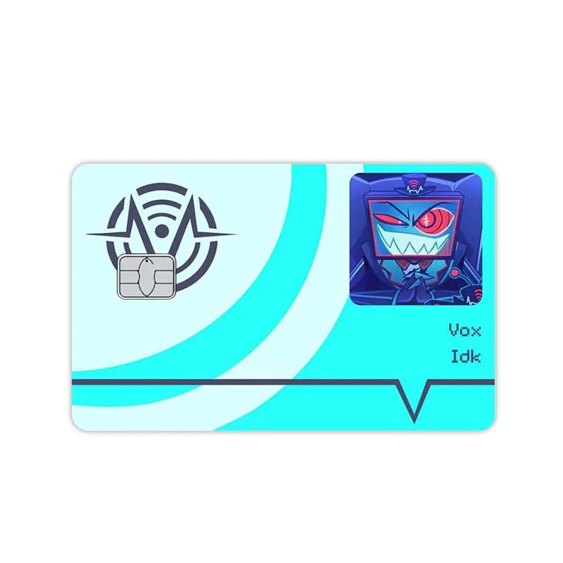 Postcard Hazbin Hotel Card Sticker Bus Subway Decor Decals Exquisite Vox Student Collection Helluva Boss Velvette Birthday Gift view 4