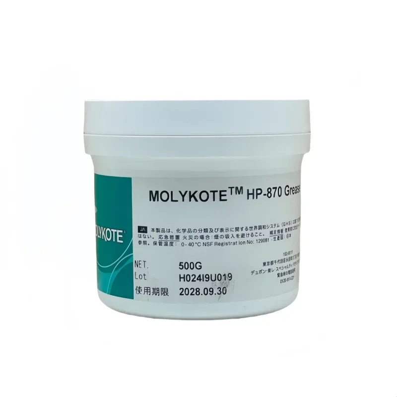 Graxa Fluoretada Totalmente PFPE Dow Corning Dowsil Molykote HP-300 HP-500 HP-870, Graxa Lubrificante de Silicone Branca