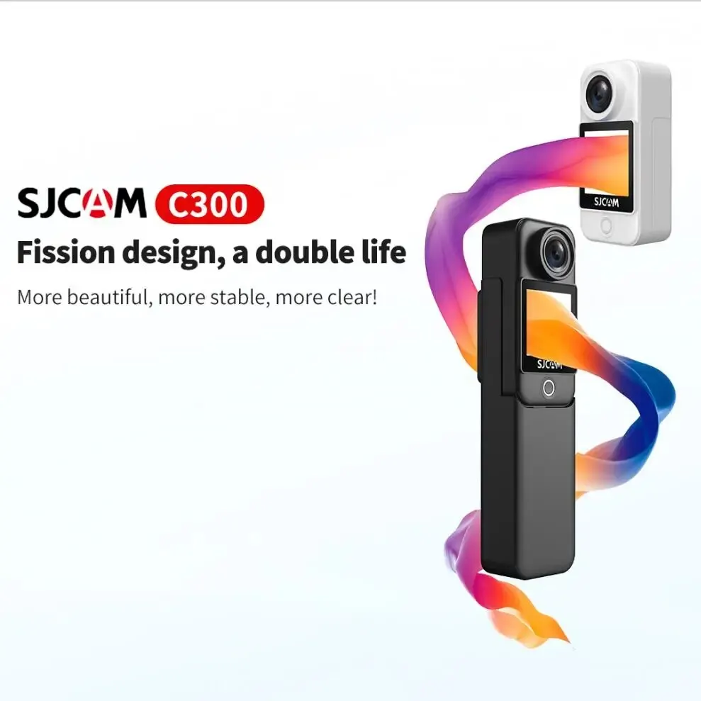 SJCAM C300 Pocket Action Camera 4K/30FPS Long Battery 6-Axis GYRO Stabilization 5G WiFi Remote Webcam Sport DV Shooting Cam