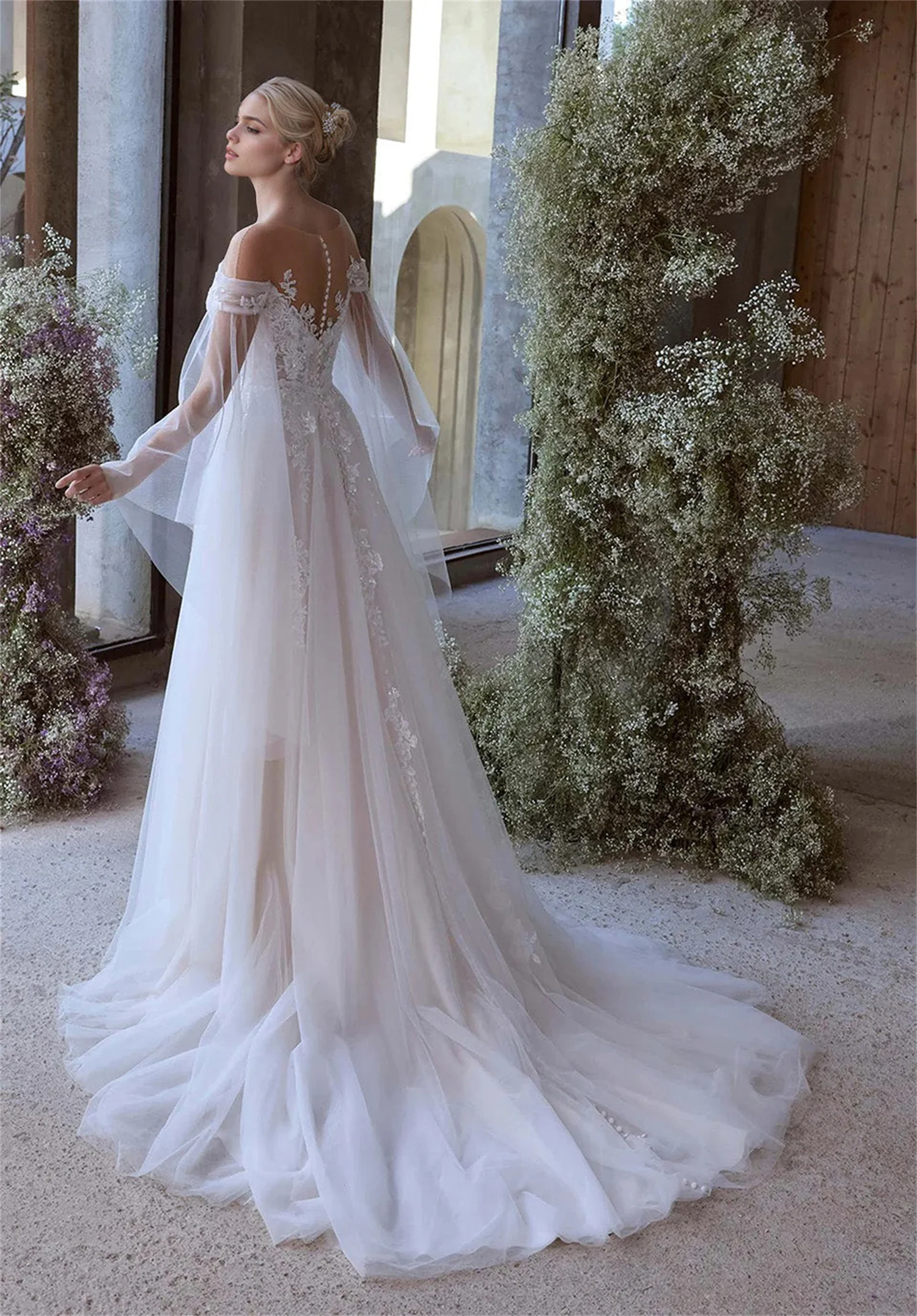 EDECPBM – Robes De Soirée personnalisées pour femmes, en dentelle, pour Occasions spéciales, robe De Soirée pour femmes