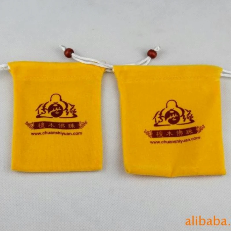 High quality custom-made drawstring velvet bag for mobile phone HDD accessories gift jewelry pouch customized wholesale