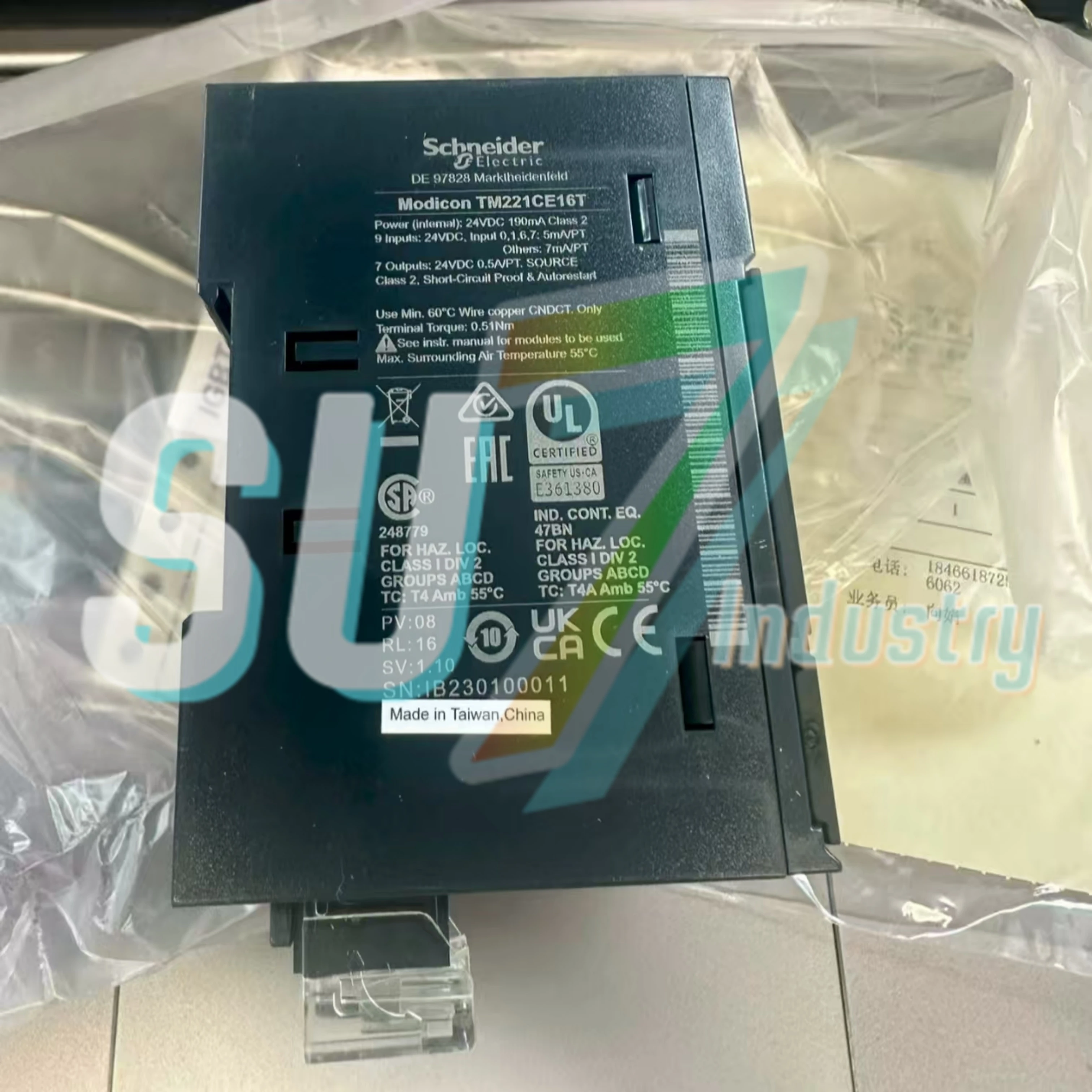 وحدة تحكم plc TM221C40T TM221C40U TM221CE16R TM221CE16T TM221CE16U TM221CE24R TM221CE24T جديدة في الصندوق