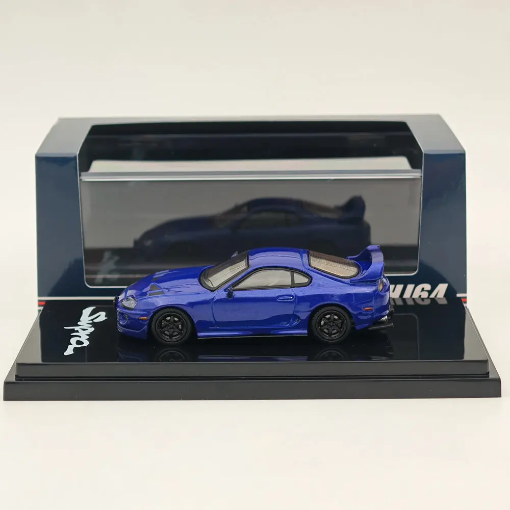 

Hobby Japan 1/64 For SUPRA (JZA80) JDM CUSTOMIZED VERSION BLUE MICA METALIC HJ644042BL Diecast Models Car Collection Auto Toys