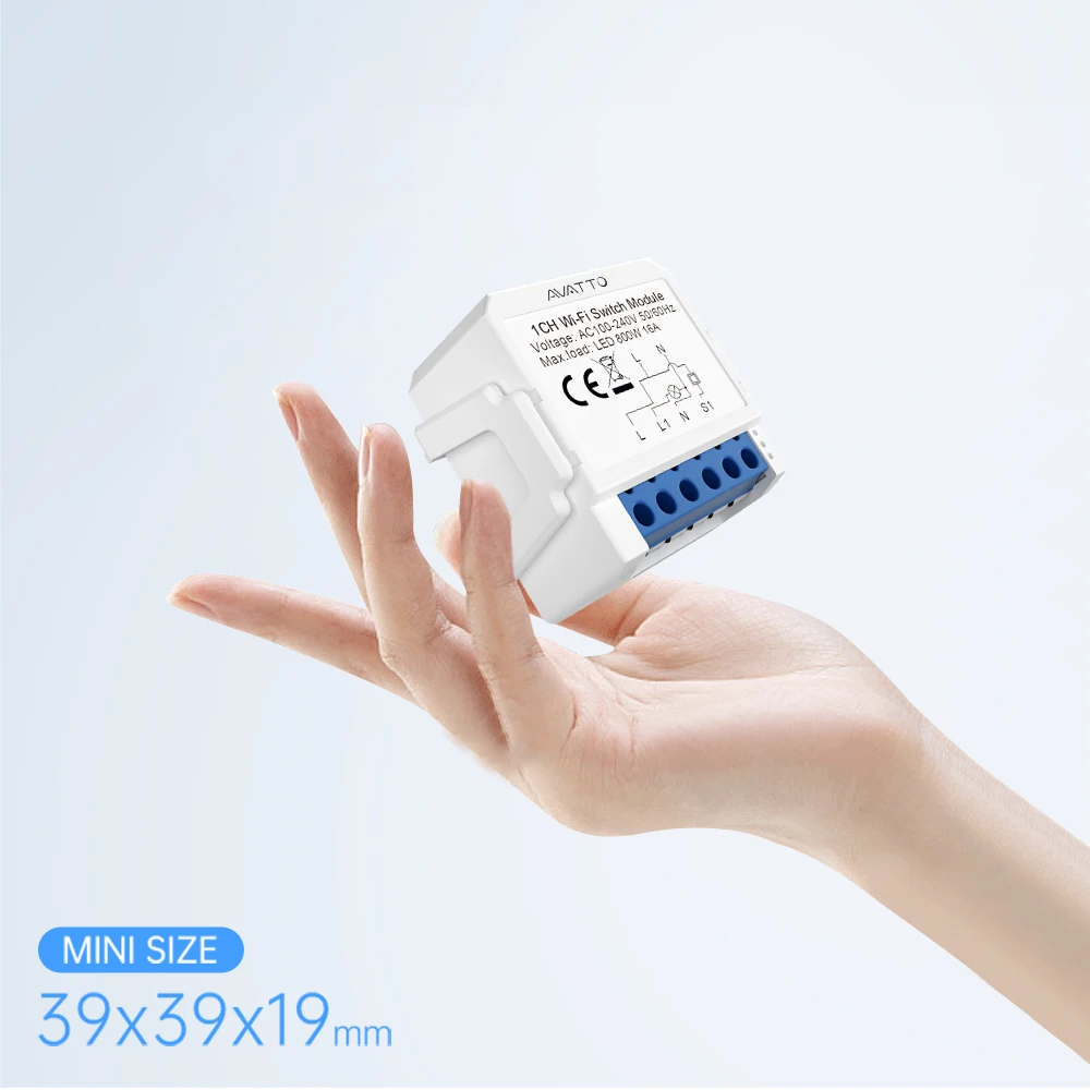 AVATTO WiFi Smart Light Switch Modul, 1/2/3/4-fach DIY-Schalter, Neutralleitersteuerung, kompatibel mit Tuya, Alexa, Google Home – Detail 1