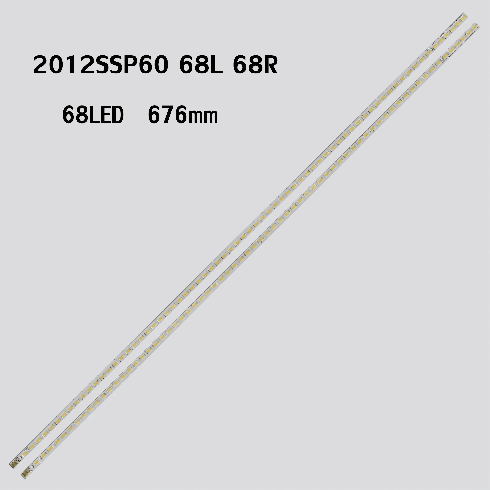 676 مللي متر LED شريط إضاءة خلفي 68 المصابيح ل 60 "التلفزيون KLV-60EX640 LE60A5000 2012SSP60 68L 68R 7030 innotek 60 بوصة 7030PKG 68EA R L-TYRE