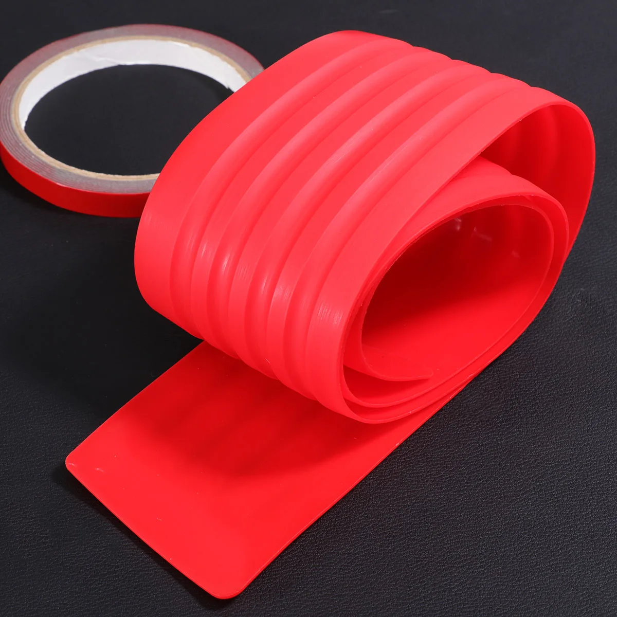 

Universal Rubber Bumper Protector Trim Crash Proof Flexible Guard Cover Resists Scratches Cracks Easy Fit For Suv Truck